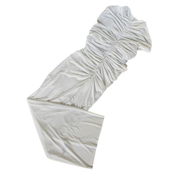 Christopher Esber Venusa Tee Dress in White - Picture 9 of 13